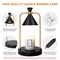 Candle Warmer Lamp with Timer, Dimmable Candle Lamp Warmer Electric Candle Warmer Compatible with Small and Large Scented Candles, Candle Melter for Bedroom Home Decor Gifts for Mom (Black)